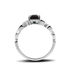 White gold ring with tourmaline ZigZag 