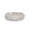 Graceful Coral White Gold Ring