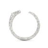 Neat Coral Ring From White Gold
