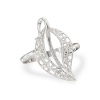 Jasmine Leaf White Gold  