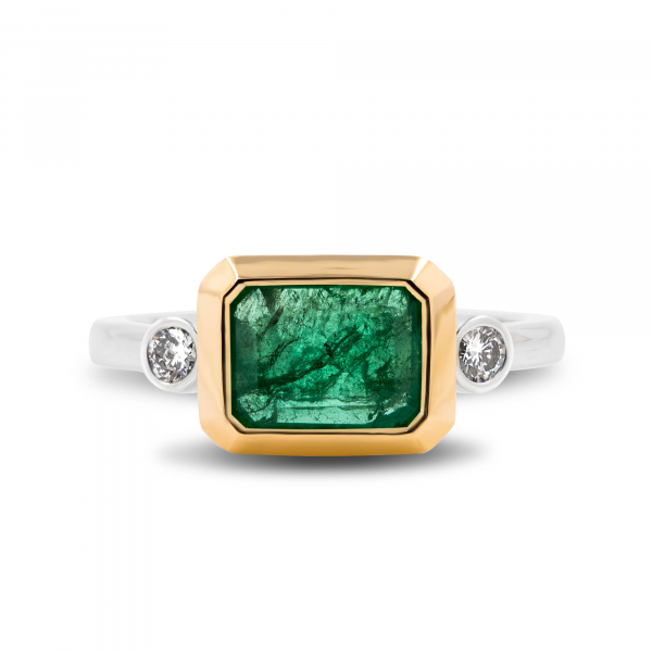 Gold Ring With Diamond Octavia