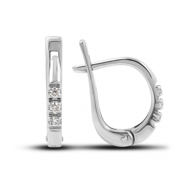 Сomfortable With Gold Earrings With Diamonds