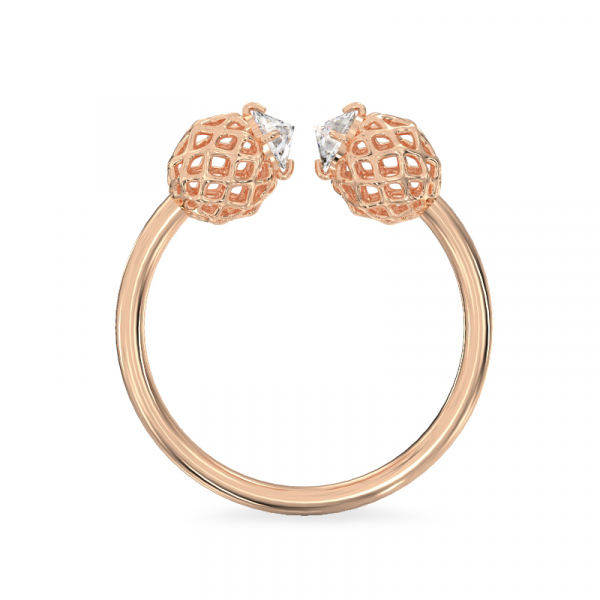 Little Balls Rose Gold Ring