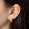 Gold Earrings With Diamonds
