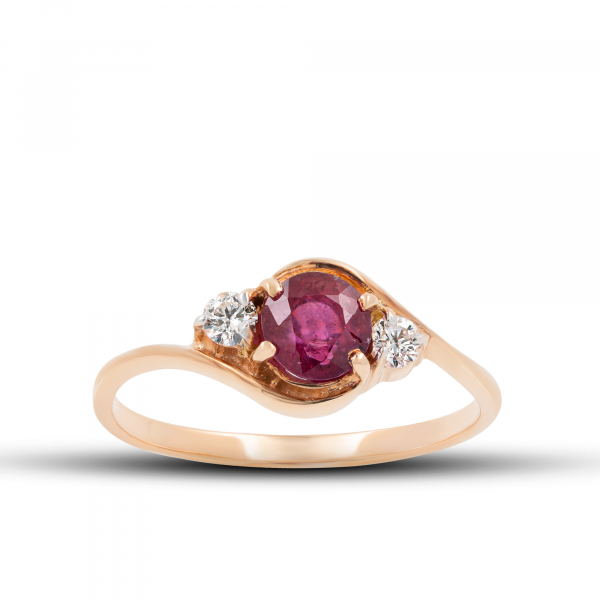 Gold Ring With Ruby