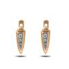 Gold Earrings With Diamonds