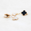 Gold Plated Earrings With Butterfly