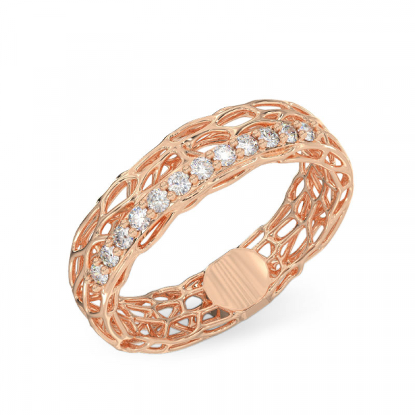 Gold Ring Lacy Fairy Tale