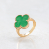 Серебряное кольцо Clover с жадеитом