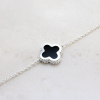 Bracelet  Mini Clover With  Onyx