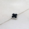 Bracelet  Mini Clover With  Onyx