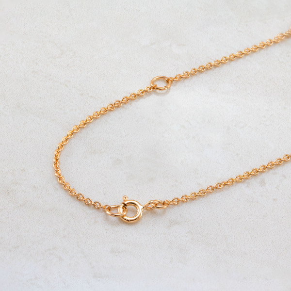 Золотое колье  Mini Clover с перламутром