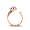 Ring with a Star Ruby and Diamonds  Saturn