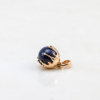 Gold Pendant With Blue Aventurine