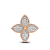 Gold Pendant Lily With Diamonds