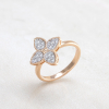 Gold Ring Lily With Diamonds