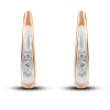 Gold Earrings With Diamonds