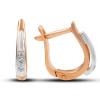 Gold Earrings With Diamonds