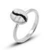 Серебряное кольцо Кофе