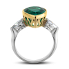 Gold Ring  With Emerald