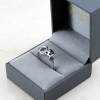 Gold Ring With Amethyst and Topaz
