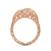 Seashell With Pearl Rose Gold Ring