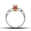 Gold Ring With Pink Shinel