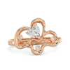 Corylus Shape Rose Gold Ring