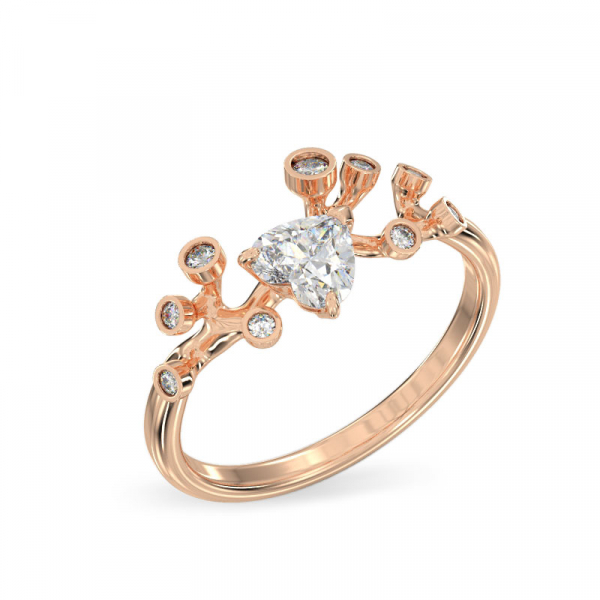 Rose gold ring