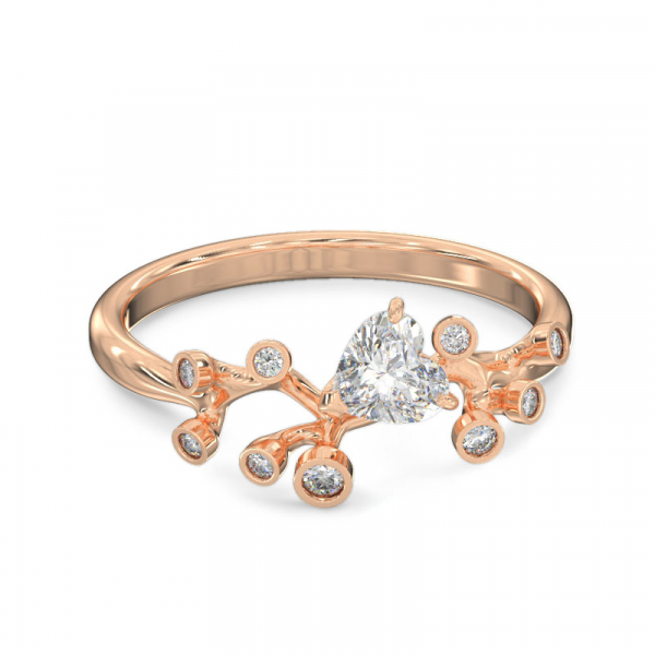 Rose gold ring