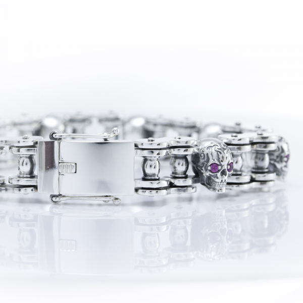 Silver Bracelet Skulls