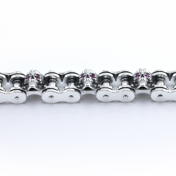 Silver Bracelet Skulls