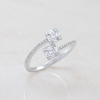 White Gold Ring With Diamonds