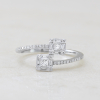 White Gold Ring With Diamonds