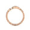 Two Hearts Rose Gold Ring
